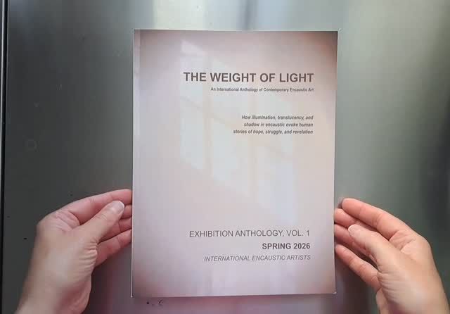 Honored to be included in this first Exhibition Anthology, The Weight of Light, published by @iea_encaustic
.
You can purchase a copy through the link in my bio or at: https://www.international-encaustic-artists.org/Current-Exhibitions